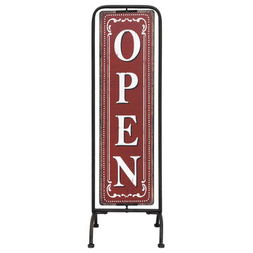 Red/White 2 Sided Open/Closed Sign
