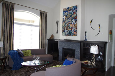 Example of a living room design in Toronto