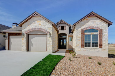 Transitional exterior home photo in Austin
