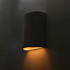 Eloise Half Cylinder Indoor Wall Light, Bisque Dark Gray