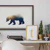 "Sun Bear" Framed Painting Print, 36"x24"