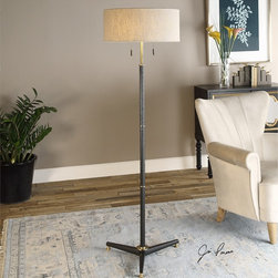 Levice Floor Lamp | Uttermost - Floor Lamps