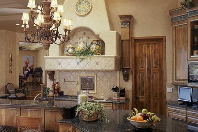 Tuscan kitchen photo in Other