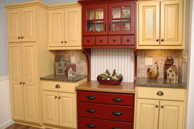 Example of a farmhouse kitchen design in Other