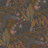 Gold Cranberry Poise Peel and Stick Wallpaper Bolt