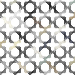 PATCHWORK PLAY, GREY - Wallpaper
