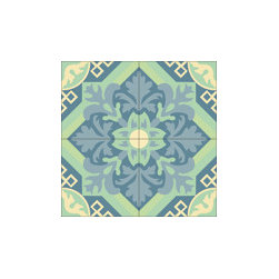 "New Castle" 8x8 Encaustic Cement Tiles - Wall And Floor Tile