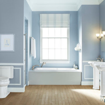 Blue & White Bathroom