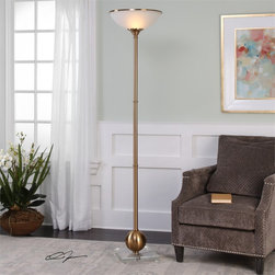 Laton Floor Lamp | Uttermost - Floor Lamps