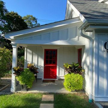 Siding Installation - James Hardie Board and Batten in Arctic White