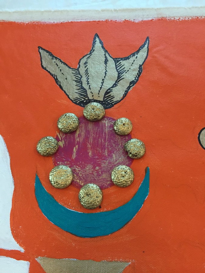 Detail Of WindHorse Wall Hanging
