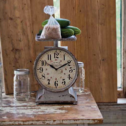 Grocery Scale Clock - Kitchen Scales