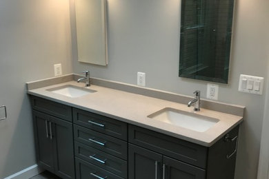 Inspiration for a contemporary bathroom remodel in DC Metro