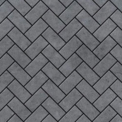 Bardiglio Gray Marble Herringbone Mosaic Tile Polished - Home Accessories & Decor