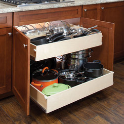 Double Height Glide-Out - Kitchen Drawer Organizers
