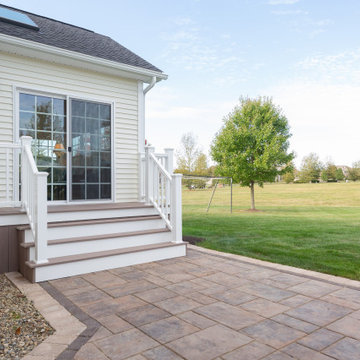 3 Season Room with AZEK Deck and Unilock Paver Patio