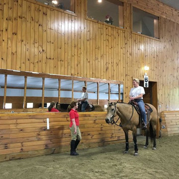 Mirrors in an indoor arena in Norwell