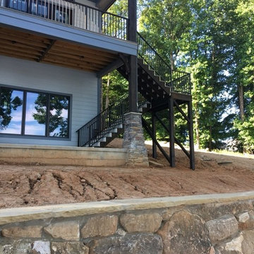 The exterior work is moving along quickly.