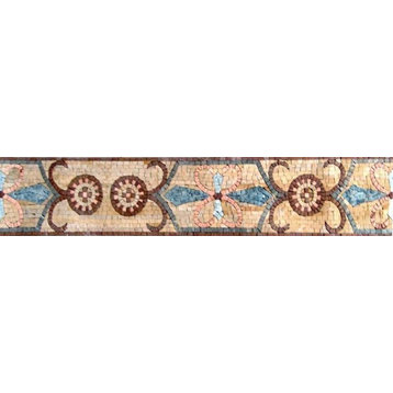 Mosaic Border, Orientflora, 8"x12"