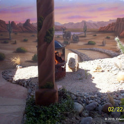 Desert Landscape - Outdoor Wall Art
