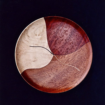 Art plate - fertility flower ala Frida Kahlo