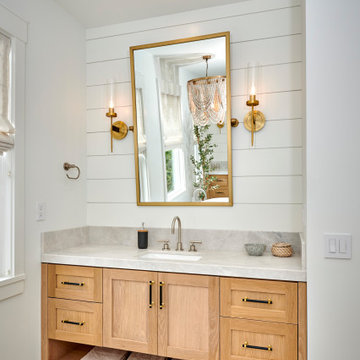 Farmhouse Primary Master Bathroom