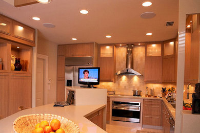 Kitchen - contemporary kitchen idea in Miami