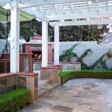 Luxurious outdoor living area.