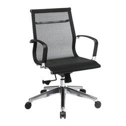 Mid-Back Screen Executive Chair - Office Chairs