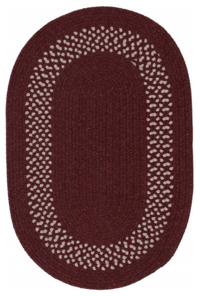 Colonial Mills Rug Grano Red Oval, 7X10 - Contemporary - Area Rugs - by ...