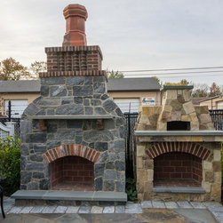 Outdoor Masonry Stone Fireplaces - Outdoor Fireplaces