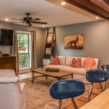 Houston Kitchen Redesign - Transitional Style With Antiques