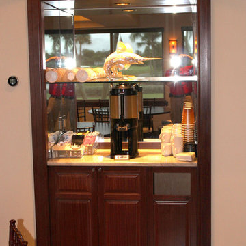 Sapele (mahogany) Bar & Trophy Cases