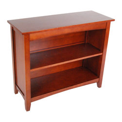 Bolton Furniture - Shaker Cottage Bookcase, Cherry - Bookcases