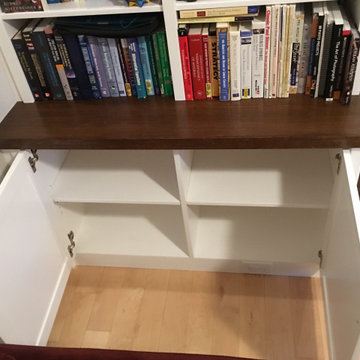 Home Office, Bookshelves and Window Seat