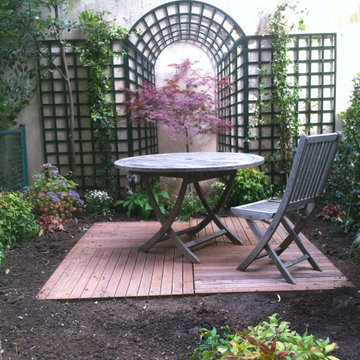 Aménagement floral terrasse & entrée – Paris 7e