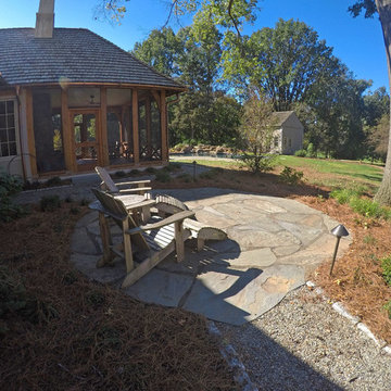 Natural Stone Outdoor Living Area