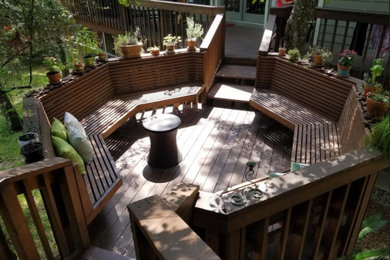 Inspiration for a french country deck remodel in Houston