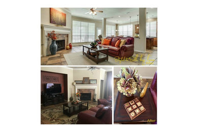 Home design - transitional home design idea in Dallas