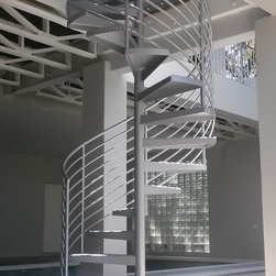 5 Foot Diameter Horizontal Spiral Stairs - Products