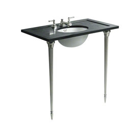 Kallista Brushed Nickel For Town by Michael S Smith Console Table Legs - Bathroom Vanities And Sink Consoles