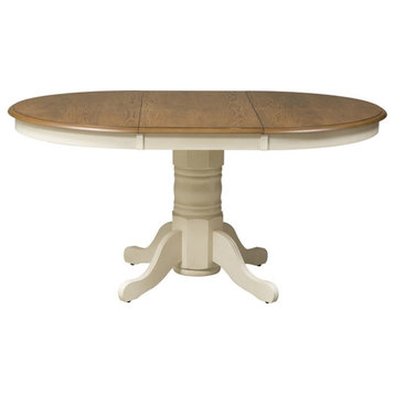 Springfield White 7 Piece Pedestal Table Set