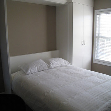 White Queen Murphy Bed