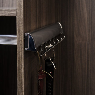 Dark and Moody Men's Closet