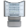 36" Dual Fuel Range, Refrigerator, Dishwasher, Wall Mount Range Hood Package