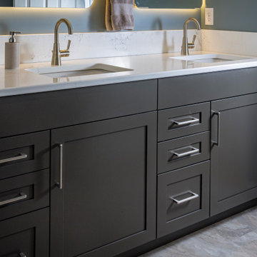 Harrisburg, PA Spa-calm, Age-ready, & Storage Smart Bathroom Remodel