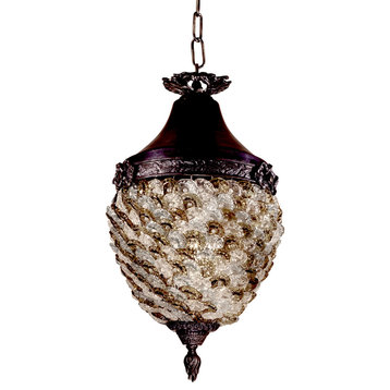 Dale Tiffany Glass Flower Hanging Fixture