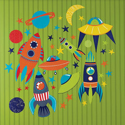 Blast Off Wall Decals - Products