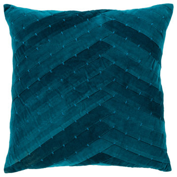 Aviana AVA-001 Pillow Cover, Teal, 20"x20", Pillow Cover Only