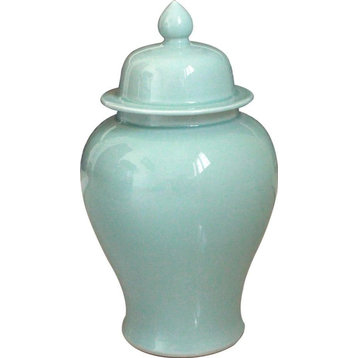 Temple Jar Vase Small Celadon Colors May Vary Variable Green